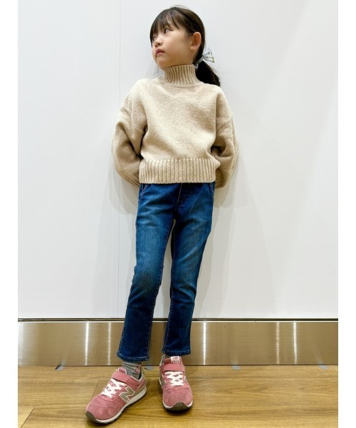 GAP（ギャップ）の「ウォッシュウェル デニム ジョガーパンツ (キッズ)（デニムパンツ・キッズ・インディゴブルー・S/M/XL/L/XXL/XS）」の8枚目の写真