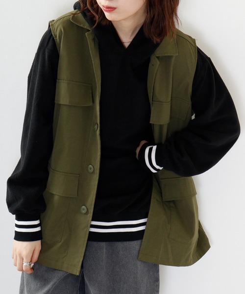 FUNALIVE(ファンアライブ)の「Line ribbed fleece pullover hoodie / ラインリブフリース プルオーバーパーカー unisex(スウェット・メンズ・ネイビー/ブラック系/ベージュ系/グリーン系/ネイビー系/グレイッシュベージュ/チャコール/グリーン/ブラック/ベージュ/チャコールグレー/アッシュグレー・XL/L/M)」の1枚目の写真