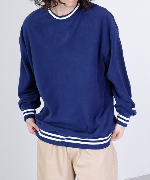 FUNALIVE(ファンアライブ)の「Line ribbed fleece pullover hoodie / ラインリブフリース プルオーバーパーカー unisex(スウェット・メンズ・ネイビー/ブラック系/ベージュ系/グリーン系/ネイビー系/グレイッシュベージュ/チャコール/グリーン/ブラック/ベージュ/チャコールグレー/アッシュグレー・XL/L/M)」の11枚目の写真