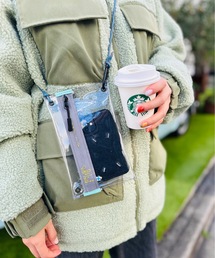 KAKSI（カクシ）の「KAKSI /カクシ / 2way Clear Sacouche（スマホグッズ）」