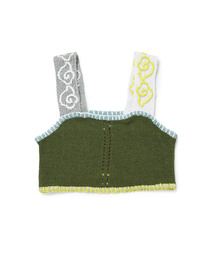 M TO R | 【YanYan】TWEEDLE CROP CAMISOLE(キャミソール)