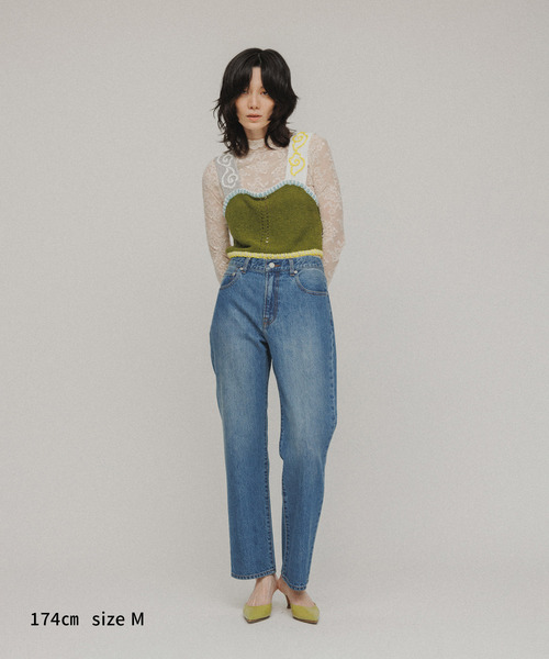 M TO R(ムウトアール)の「【YanYan】TWEEDLE CROP CAMISOLE(キャミソール・レディース・カーキ・M)」の5枚目の写真