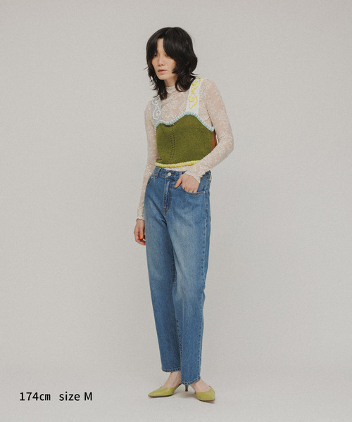 M TO R(ムウトアール)の「【YanYan】TWEEDLE CROP CAMISOLE(キャミソール・レディース・カーキ・M)」の6枚目の写真