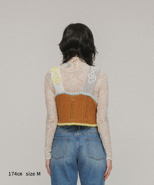 M TO R(ムウトアール)の「【YanYan】TWEEDLE CROP CAMISOLE(キャミソール・レディース・カーキ・M)」の11枚目の写真