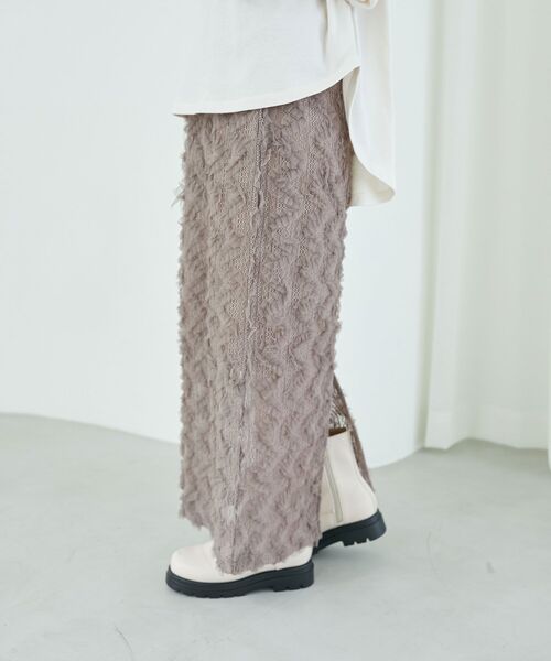 MAJESTIC LEGON（マジェスティックレゴン）の「フリルレーススカート（スカート・レディース・モカ/グレー/アイボリー/ブラック・MEDIUM/SMALL）」の12枚目の写真