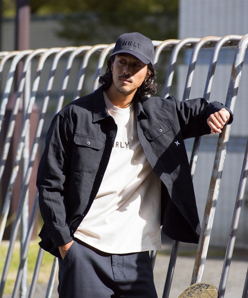 Hurley (ハーレー)の「【Hurley:ハーレー】M 6PANEL HRLY CAP ロゴキャップ 帽子(キャップ・メンズ・ブラック/ブラック×ホワイト/カーキブラウン/ネイビー・FREE)」の14枚目の写真