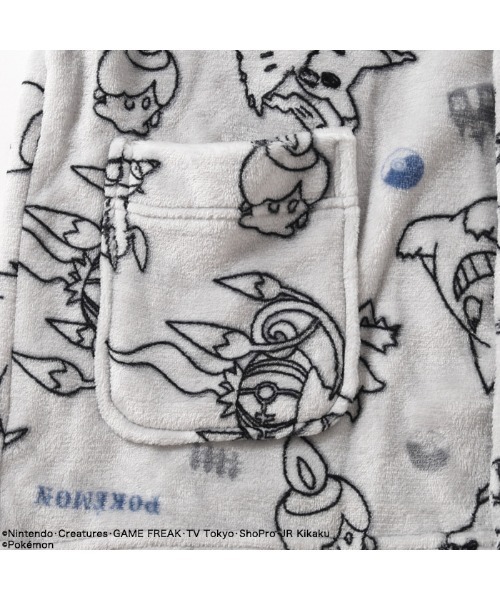 ポケットモンスター（ポケットモンスター）の「【完売】《ポケットモンスター》 ポケモン ルームウェア ベスト ゴーストタイプ（ガウン/バスローブ・メンズ・グレー/パープル・L/M）」の7枚目の写真