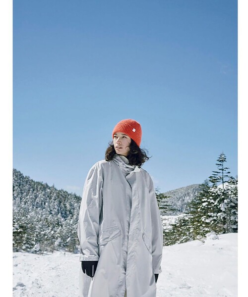 halo commodity（ハロ　コモディティー）の「【halo Commodity/ハロ コモディティー】Pom Watch ニット帽（ニットキャップ/ビーニー・メンズ・グレー/オレンジ/ブラック・FREE）」の10枚目の写真