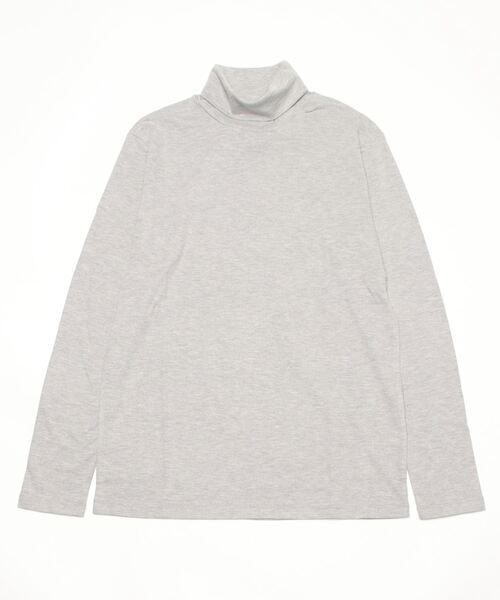 Beautiful Harmony(ビューティフルハーモニー)の「スムースタートルロンT(Tシャツ/カットソー・メンズ・ホワイト/グリーン/ネイビー/ヘザーチャコール/杢グレー/ブラック・X-LARGE/LARGE/MEDIUM)」の3枚目の写真