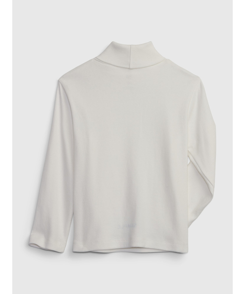 GAP（ギャップ）の「オーガニックコットン100% タートルネックセーター (幼児)（Tシャツ/カットソー・キッズ・ネイビー/ホワイト・18-24M/2 YRS/4 YRS/5 YRS/12-18M/3 YRS）」の3枚目の写真