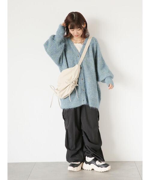 ehka sopo（エヘカソポ）の「ナイロンカーゴパンツ（カーゴパンツ・レディース・カーキ/ピンク/ブラック・F）」の9枚目の写真