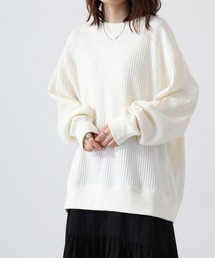 JEMORGAN BIGSIZE ビッグワッフル クルーネック