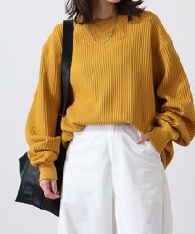 JEMORGAN BIGSIZE ビッグワッフル クルーネック