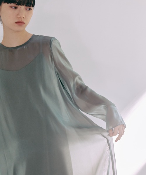 kaene（カエン）の「ラメシャンブレードレス（ワンピース）」 - WEAR