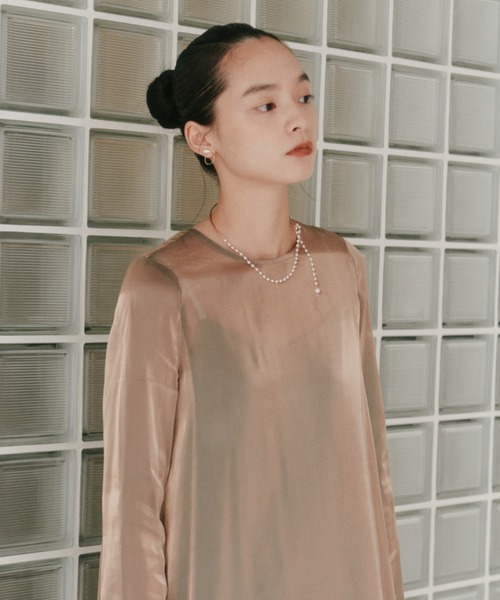 kaene（カエン）の「ラメシャンブレードレス（ワンピース）」 - WEAR