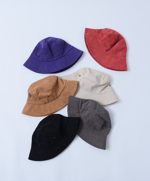 CALIFORNIA OUTFITTERS(カリフォルニア アウトフィッターズ)の「Z-2-SP 11B10,17 バケットハット フェイクレザー レザーライク コーデュロイ(ハット・メンズ・キャメル/ブラック系1/ブラウン/パープル/ライトブラウン/グレー/レッド/ブラック系2/アイボリー・ONESIZE)」の10枚目の写真