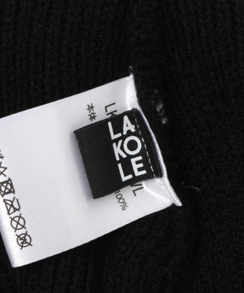 LAKOLE（ラコレ）の「ノルディック柄ニットワッチ / 992088（ニットキャップ/ビーニー・メンズ・オフホワイト/ブラウン/ブラック・9）」の10枚目の写真