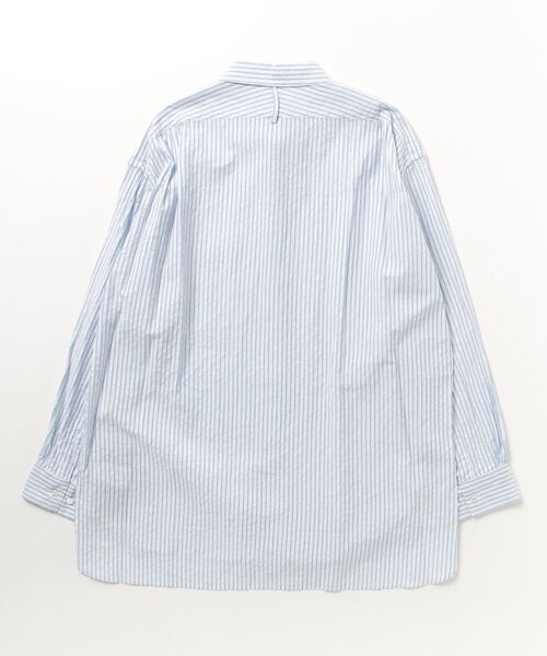 URU（ウル）の「URU/ウル/COTTON CUPRA STRIPE - REGULAR COLLAR