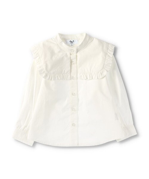 EDWIN（エドウィン）の「【Ou? by EDWIN】セーラーカラー長袖ブラウス（シャツ/ブラウス・キッズ・オフホワイト/ブルー・110/150/140/120/130/100）」の9枚目の写真