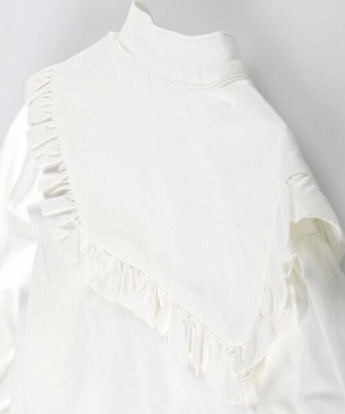 EDWIN（エドウィン）の「【Ou? by EDWIN】セーラーカラー長袖ブラウス（シャツ/ブラウス・キッズ・オフホワイト/ブルー・110/150/140/120/130/100）」の10枚目の写真