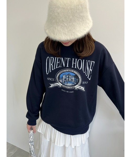 WC(ダブル シー)の「HOUSEプリントスウェット(スウェット・レディース・ネイビー/グレー・FREE)」の19枚目の写真