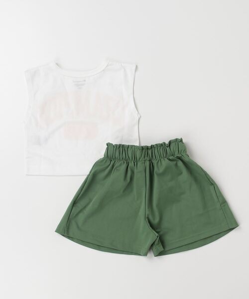 Champion(チャンピオン)の「【Champion/チャンピオン】キッズ Tシャツ&ショーツセット(Tシャツ/カットソー・キッズ・ネイビー/グリーン/ブラック・100/110/120/130/140/150/160)」の5枚目の写真