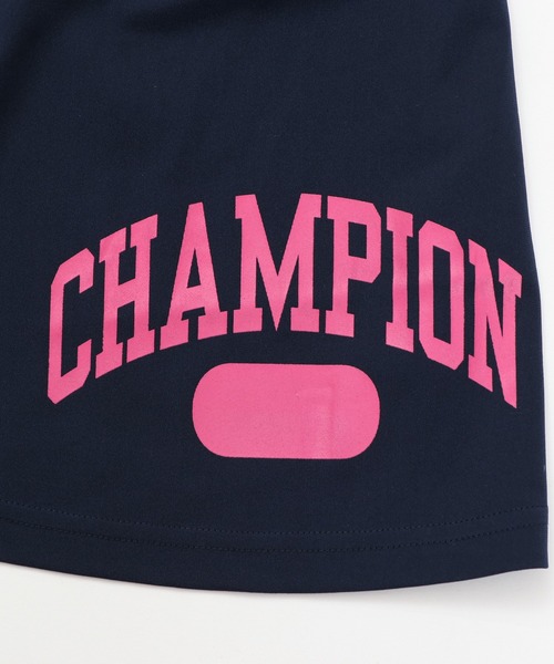 Champion(チャンピオン)の「【Champion/チャンピオン】キッズ Tシャツ&ショーツセット(Tシャツ/カットソー・キッズ・ネイビー/グリーン/ブラック・100/110/120/130/140/150/160)」の8枚目の写真