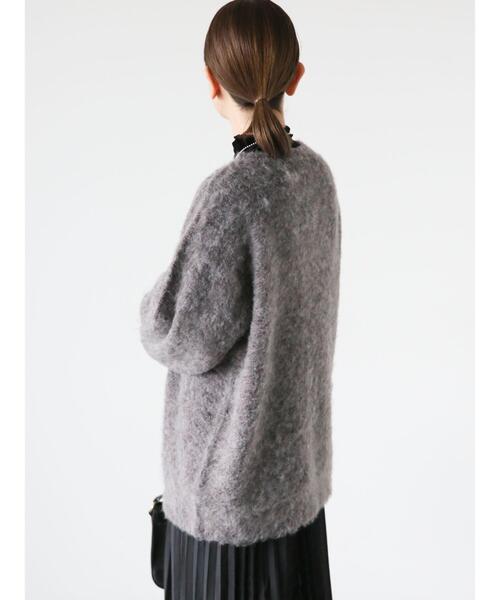 Lugnoncure（ルノンキュール）の「起毛プルオーバーニット（ニット/セーター・レディース・ブルー/チャコールグレー/オレンジ/ベージュ・F）」の19枚目の写真