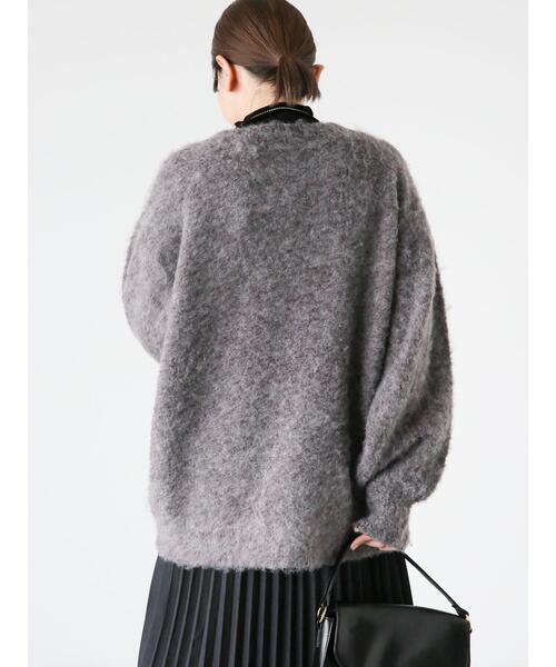 Lugnoncure（ルノンキュール）の「起毛プルオーバーニット（ニット/セーター・レディース・ブルー/チャコールグレー/オレンジ/ベージュ・F）」の20枚目の写真