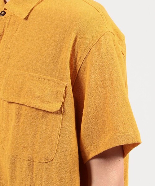 MONITALY(モニタリー)の「MONITALY 50's MILANO SHIRT ショートスリーブシャツ(シャツ/ブラウス・メンズ・イエロー・M/S)」の8枚目の写真