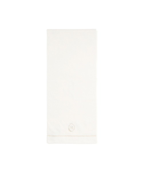 Francfranc（フランフラン）の「抗菌防臭 エンブロイダリー フェイスタオル ホワイト（タオル・レディース・ホワイト・FREE）」の2枚目の写真