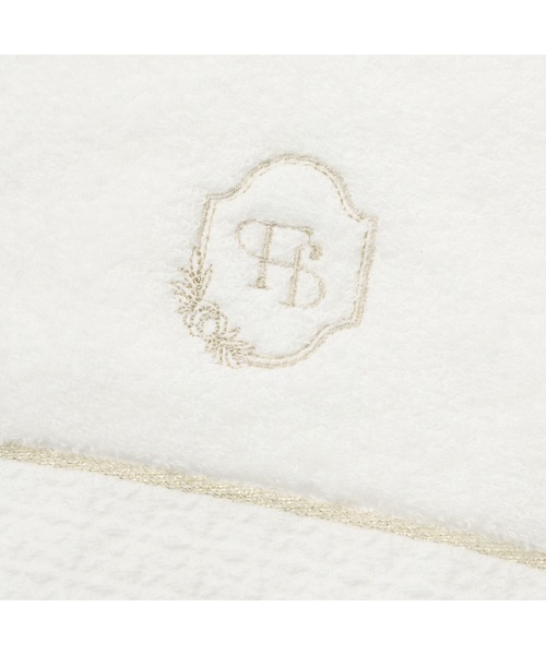 Francfranc（フランフラン）の「抗菌防臭 エンブロイダリー フェイスタオル ホワイト（タオル・レディース・ホワイト・FREE）」の4枚目の写真