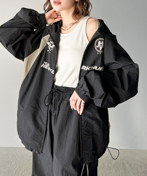 《Javaジャバコラボ》ストリートなワイド感。パイピングライン使いストリングナイロンパンツ