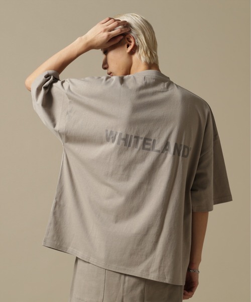 WHITELAND（ホワイトランド）の「【WEB&DEPOT限定】WHITELAND/ホワイトランド/OWL/LOGO SST/半袖Tシャツ（Tシャツ/カットソー・メンズ・ブラック/カーキ/ホワイト・M/L）」の3枚目の写真