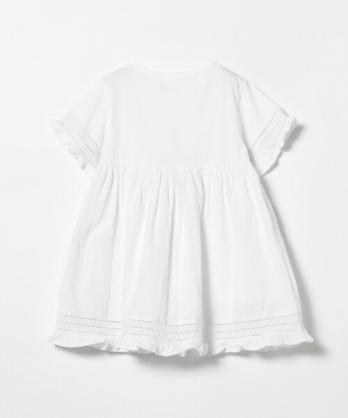 B:MING by BEAMS(ビーミングバイビームス)の「B:MING by BEAMS / ダブルガーゼ ワンピース(100~140cm)(ワンピース・キッズ・ブルー系その他4/ホワイト・140/110/100/130/120)」の9枚目の写真