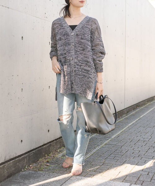 RIVE DROITE（リヴドロワ）の「MONN.:.（モン）/ブロークンストレートデニム（デニムパンツ・レディース・ブルー・34/36/38/40）」の17枚目の写真