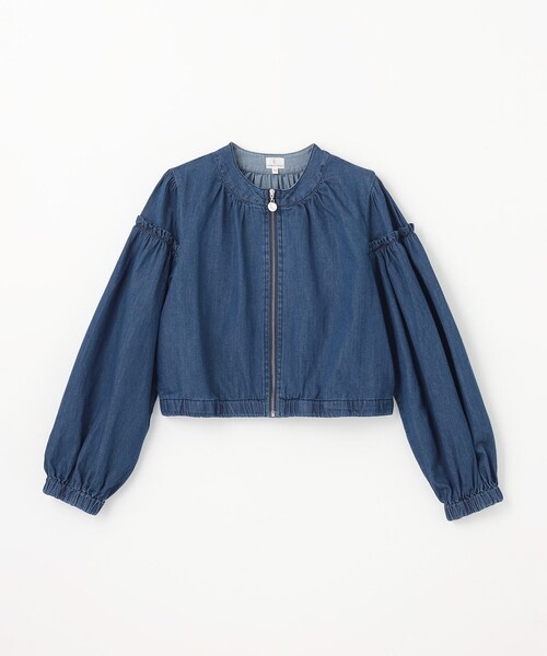 組曲（クミキョク）の「【150-160㎝】デニム アウター（デニムジャケット・キッズ・ネイビー系・160/150）」の6枚目の写真