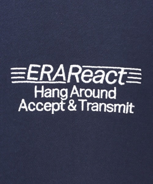 セール】ERAReactエンブロイダリーロゴ裏毛スウェットトップス  
