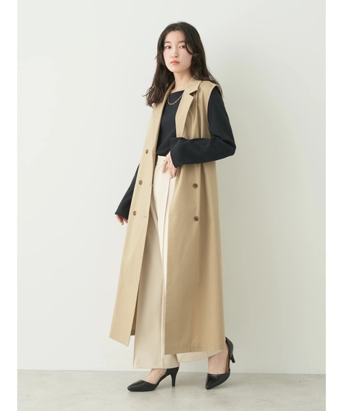 earth music&ecology（アースミュージックアンドエコロジー）の「2WAYネックリブプルオーバー（Tシャツ/カットソー・レディース・ブラック/サックスブルー/オフホワイト/その他9・S/M）」の7枚目の写真