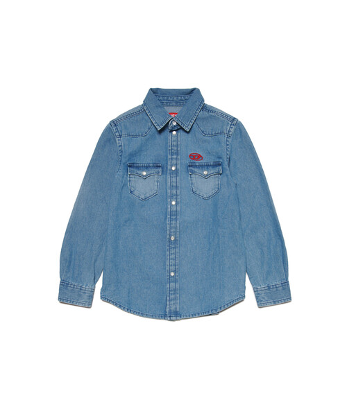 DIESEL(ディーゼル)の「キッズ シャツ CEKO(シャツ/ブラウス・キッズ・インディゴブルー・4Y/8Y/10Y/12Y/14Y/6Y)」の4枚目の写真
