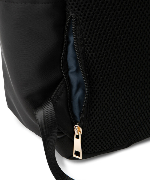 ROPE' PICNIC(ロペピクニック)の「A4対応・撥水加工/リサイクルポリエステルツイルリュック(バックパック/リュック・レディース・ブラック/チャコールグレー/ベージュ/ブルー系その他5/ベージュ系その他・FREE)」の14枚目の写真