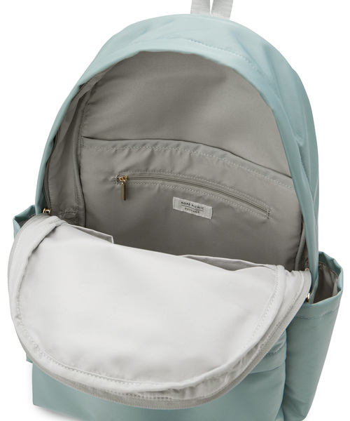 ROPE' PICNIC(ロペピクニック)の「A4対応・撥水加工/リサイクルポリエステルツイルリュック(バックパック/リュック・レディース・ブラック/チャコールグレー/ベージュ/ブルー系その他5/ベージュ系その他・FREE)」の9枚目の写真