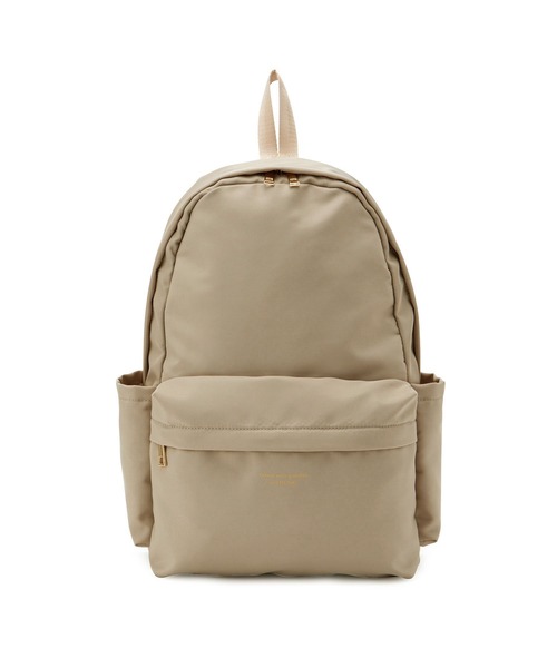ROPE' PICNIC(ロペピクニック)の「A4対応・撥水加工/リサイクルポリエステルツイルリュック(バックパック/リュック・レディース・ブラック/チャコールグレー/ベージュ/ブルー系その他5/ベージュ系その他・FREE)」の4枚目の写真