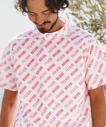 felkod | mt8838- All Over Barcode Logo Mock Neck Tee Tシャツ(Tシャツ/カットソー)