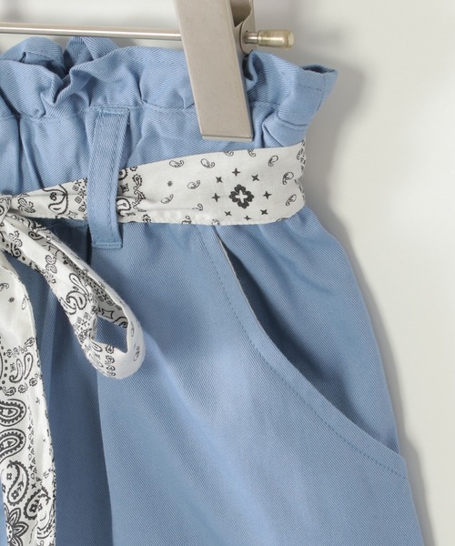 ikka(イッカ)の「スカーフベルト付きキュロット(120~160cm)(その他パンツ・キッズ・ベージュ/ブラック/ブルー・120/130/140/150/160)」の10枚目の写真