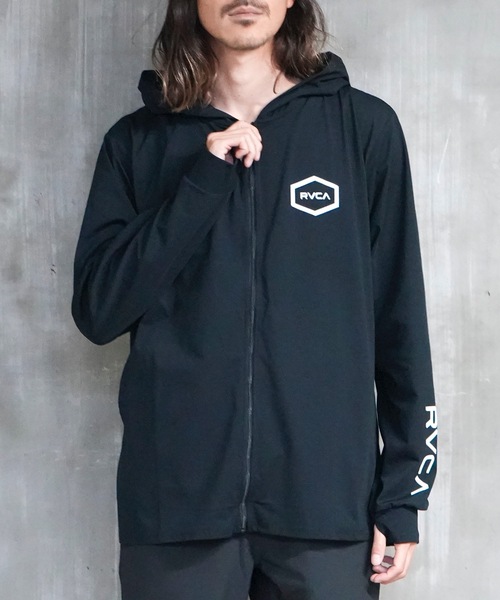 最大80％OFF - 『在庫ロス売買マーケット』 HEX メンズ セール】RVCA LS 【2024 ラッシュガード HOODIE SURF Sサイズ