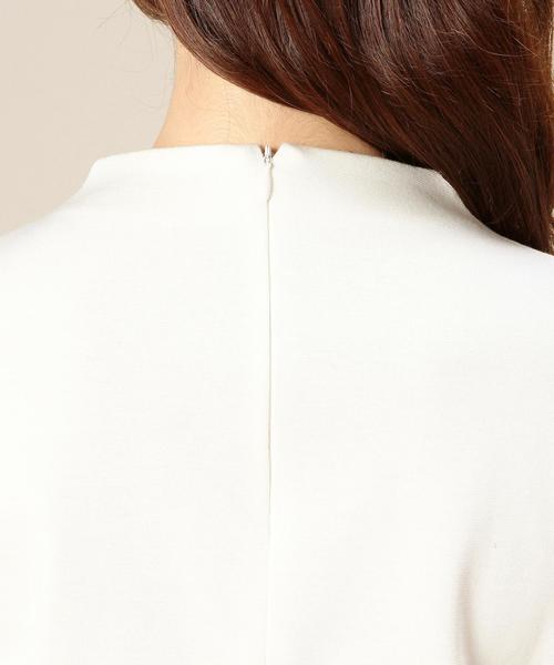 BEAUTY&YOUTH UNITED ARROWS（ビューティーアンドユースユナイテッドアローズ）の「BY ミラノリブボトルネックジッププルオーバー◆（Tシャツ/カットソー・レディース・オフホワイト/ブラウン/ネイビー/マスタード・フリー）」の12枚目の写真