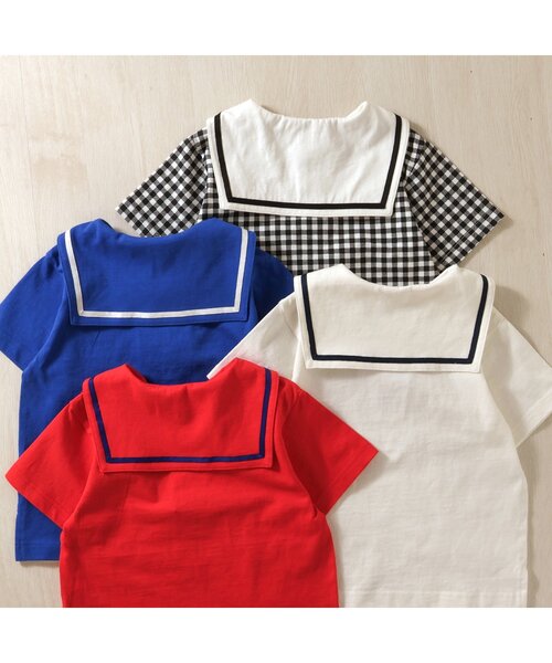 専用☆アプレレクール 31 Tシャツ 2枚セット セール】カラフルセーラーカラーTシャツ（Tシャツ/カットソー