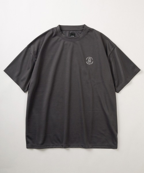 make a ray!（メイク ア レイ！）の「【0】ハート刺繍＆ガールイラスト LOVE MUSIC  ビッグシルエット プリントTシャツ/接触冷感（Tシャツ/カットソー・レディース・チャコールグレー/ホワイト/ブルー系その他/ダークグレー/オフホワイト/ブルー・L/M）」の9枚目の写真