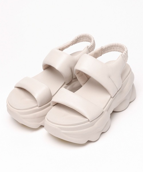 LEPSIM（レプシィム）の「パデットボリュームサンダル　108085（サンダル・レディース・アイボリー/ブラック・LARGE/MEDIUM）」の14枚目の写真